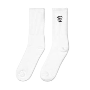 Night Owl-Embroidered socks