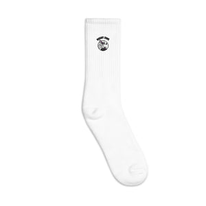 Night Owl-Embroidered socks